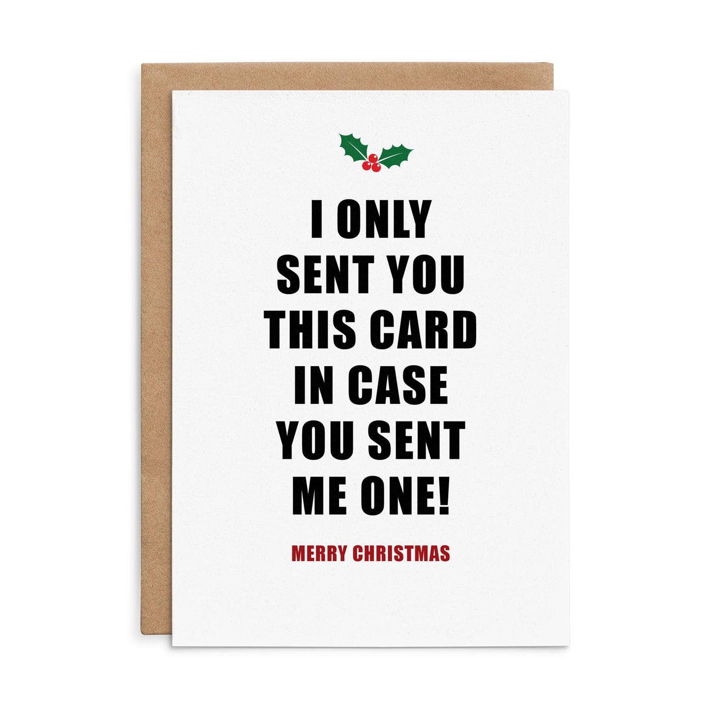 XC11 - I only send you this card - Defamations Christmas Card