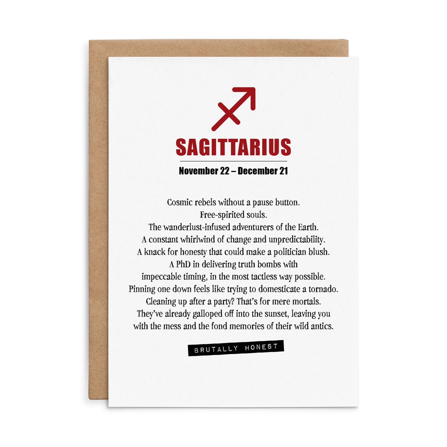 XH12 - Sagittarius - Defamations Horoscope Card